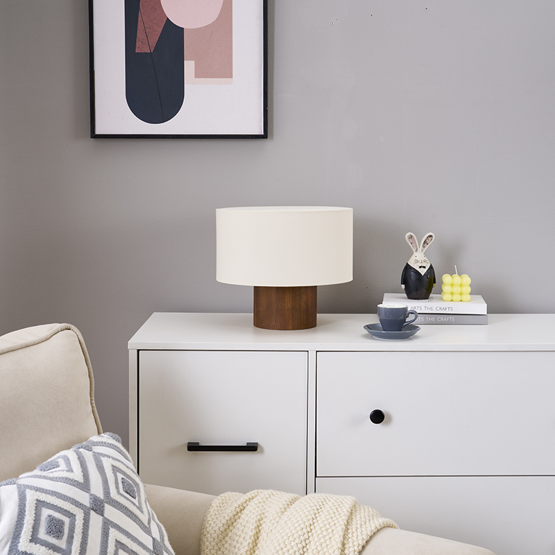 Handmade wooden desk lamp-2