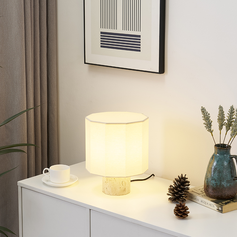 Natural stone table lamp-4